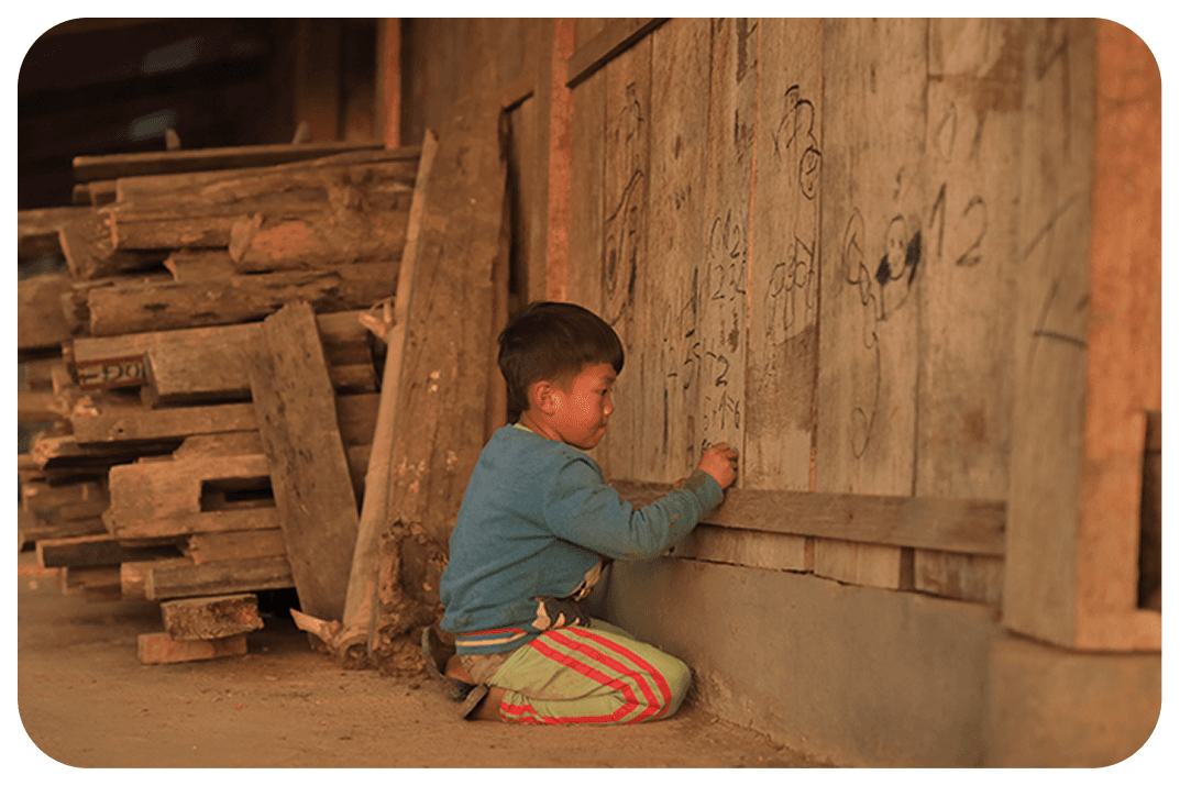 Hình ảnh các bé vùng cao Lai Châu